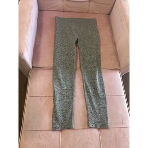 Colsie Ribbed Seamless Waffle Leggings Gray Size XL